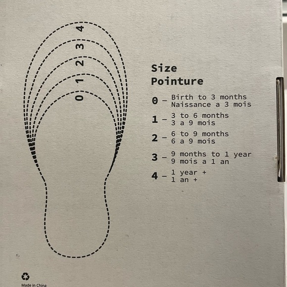 Infant Shoe Size Chart Guide - Picture 2 of 8